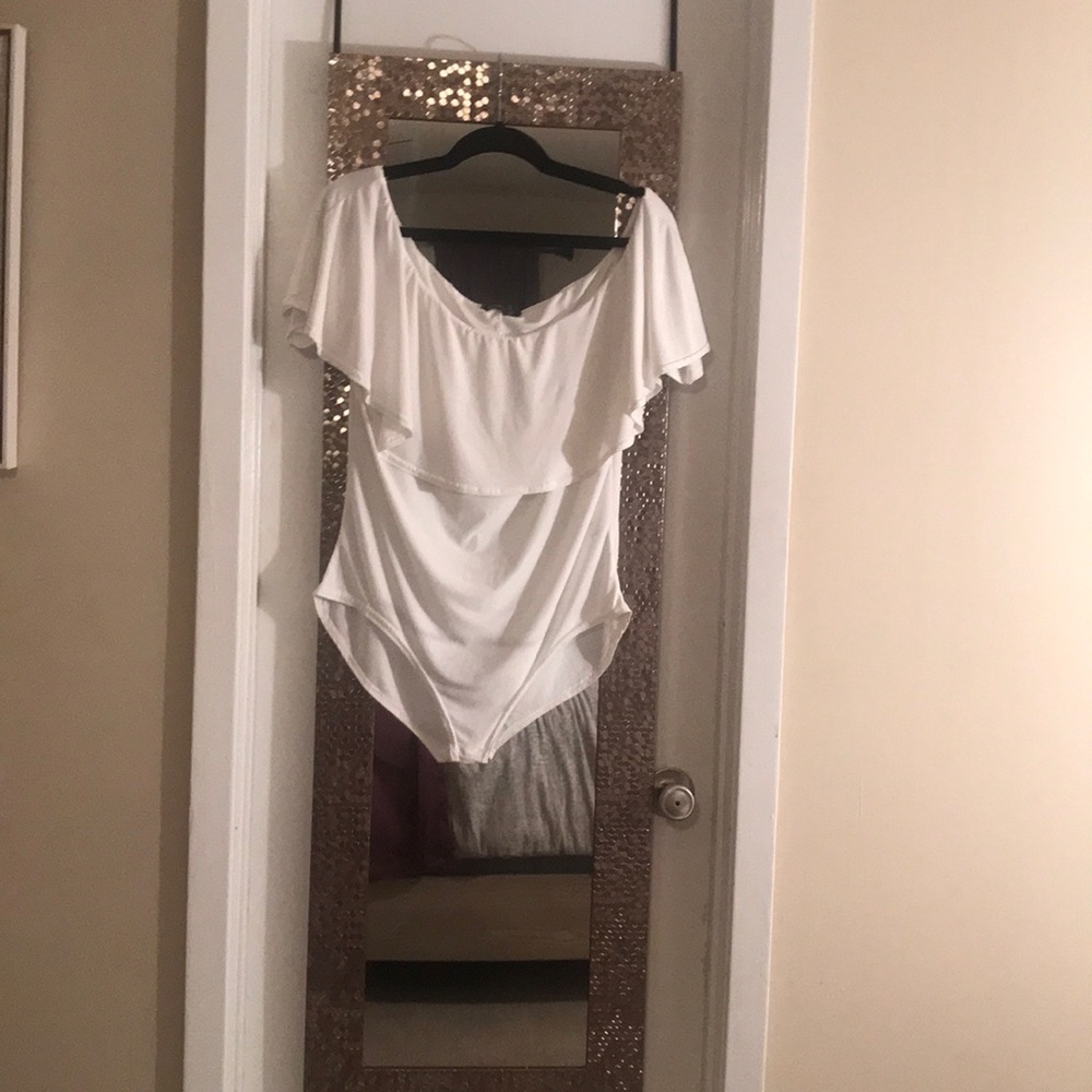 Off the shoulder bodysuit